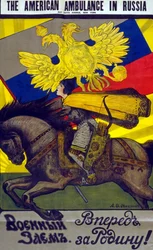 Amerikkalainen ambulanssi Venäjällä, n. 1917